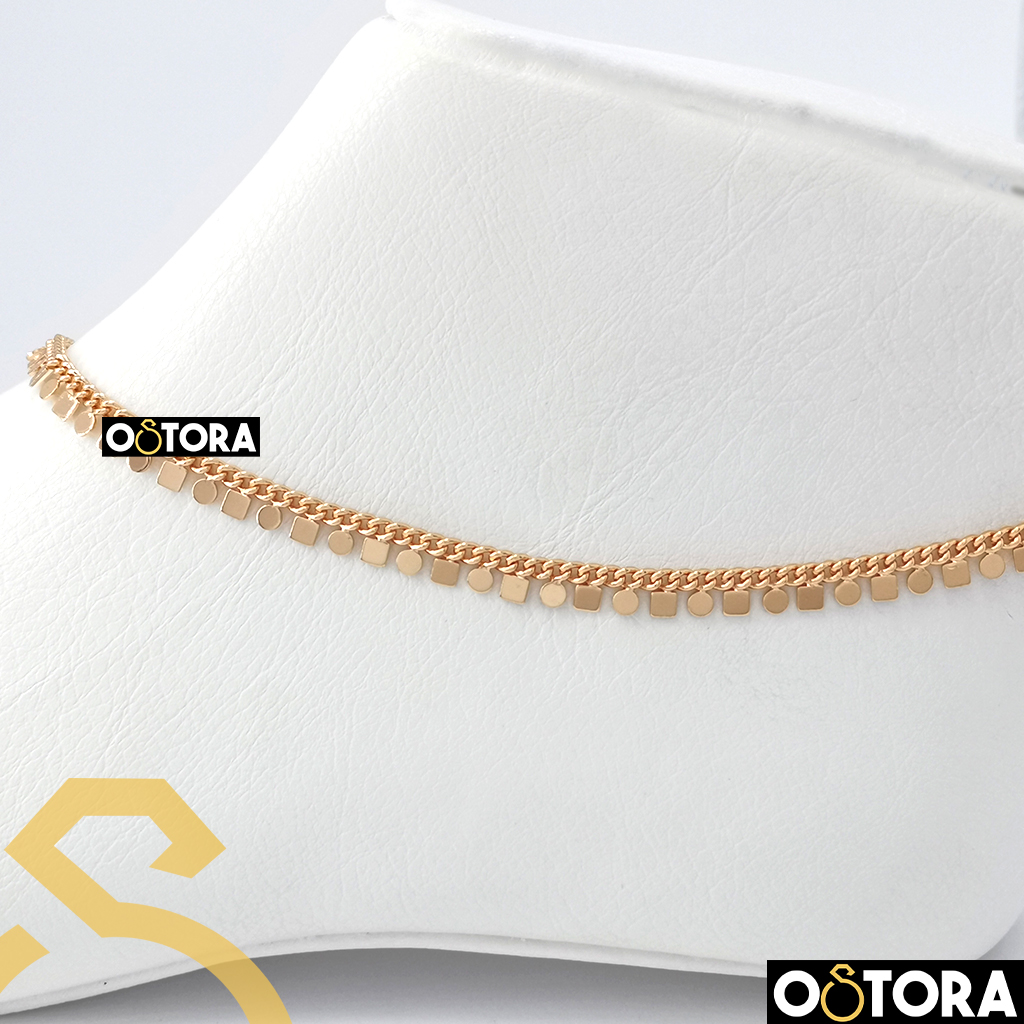 Chinese Anklet Gold Plated