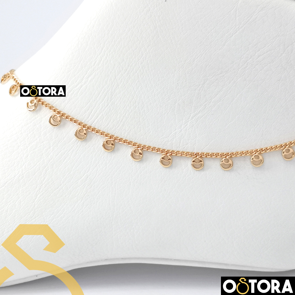Chinese Anklet Gold Plated