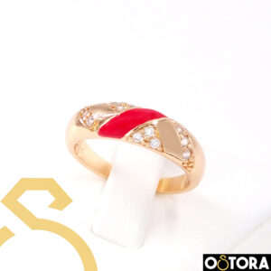 Ring Gold Plated k18 For Woman From XP