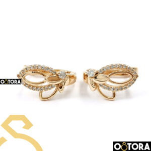 Earring Gold Plated k18 For Woman From XP