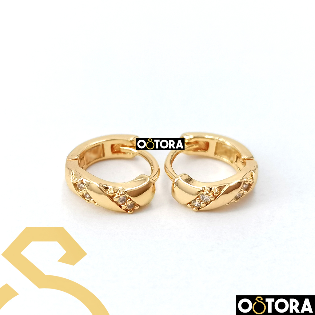 Earring-Small-clip-Gold-Plated-for-woman