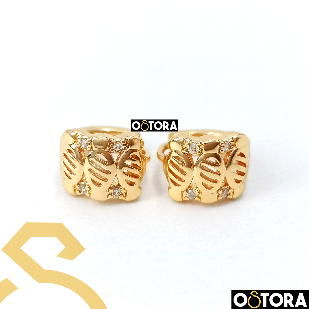 Earring-Small-clip-Gold-Plated-for-woman